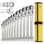 Flex Head Ratcheting Wrench Set,Combination