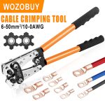 WOZOBUY Tube Terminal Crimper Hex