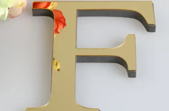 20CM 3D Mirror Letters Wall