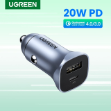 UGREEN 20W Car Charger Dual