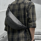 Men Vintage PVC Zipper Pure