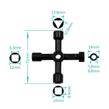 Multi-function Cross Spanner Mini Portable