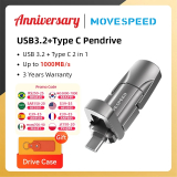 MOVESPEED 1000MB/s Solid State Pen
