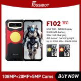 FOSSiBOT F102,Smartphone 16500mAH, ,20GB+256GB,108M Camera,Cell