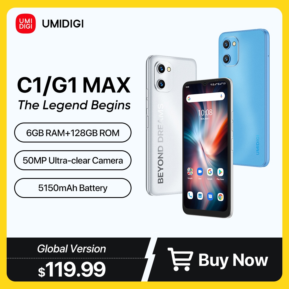 In Stock UMIDIGI C1&G1 Phone,