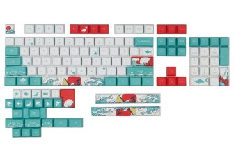 128 Keys Coral Sea Keycap