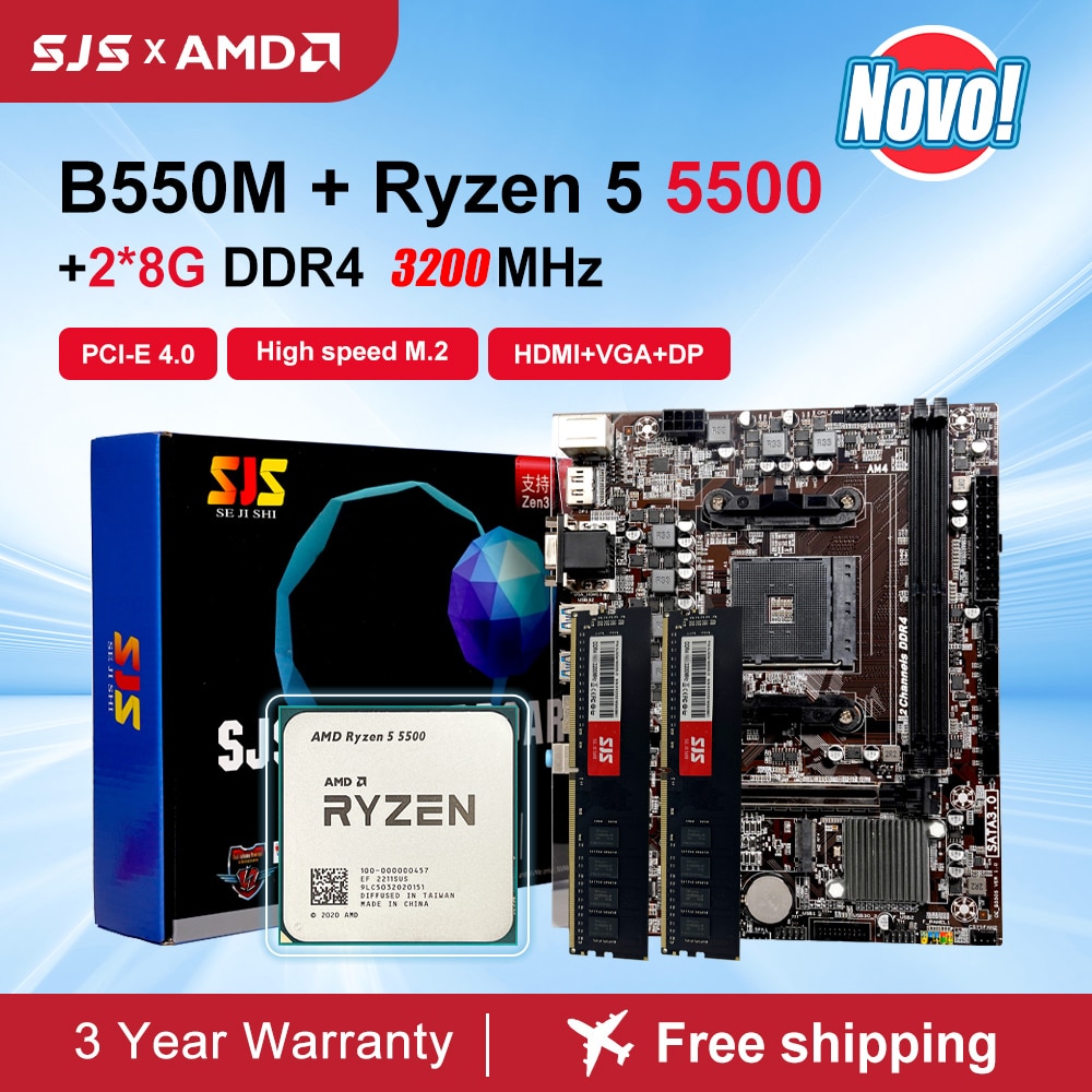 SJS NEW B550M Kit Ryzen