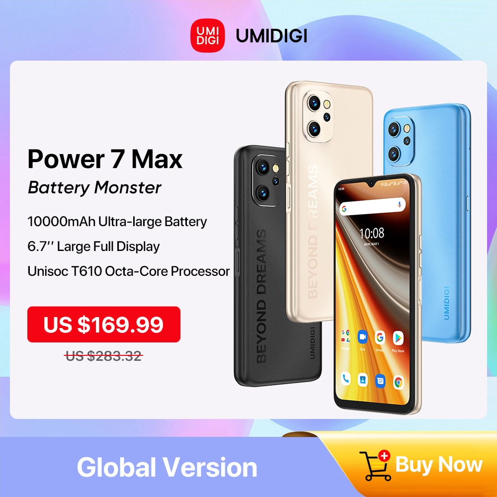 UMIDIGI Power 7S Android Smartphone