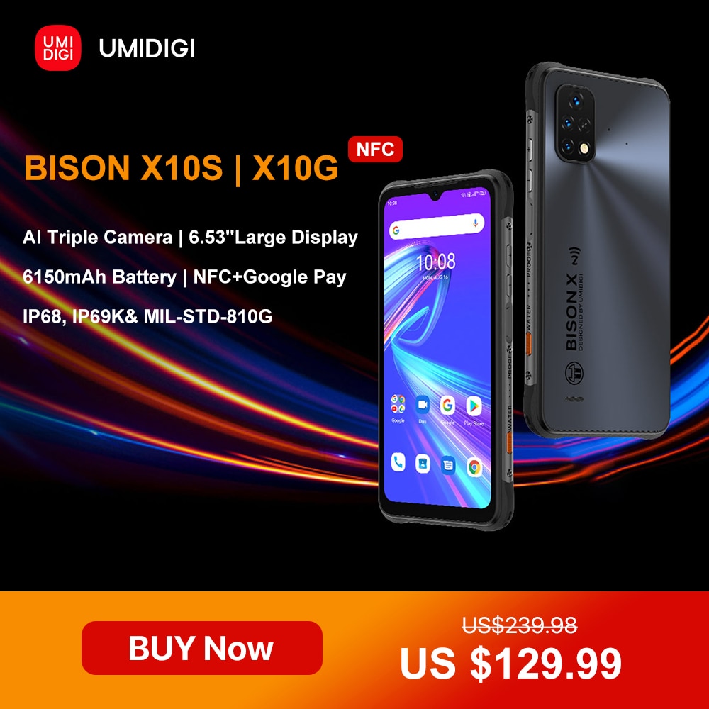 UMIDIGI BISON X10S X10G IP68/IP69K