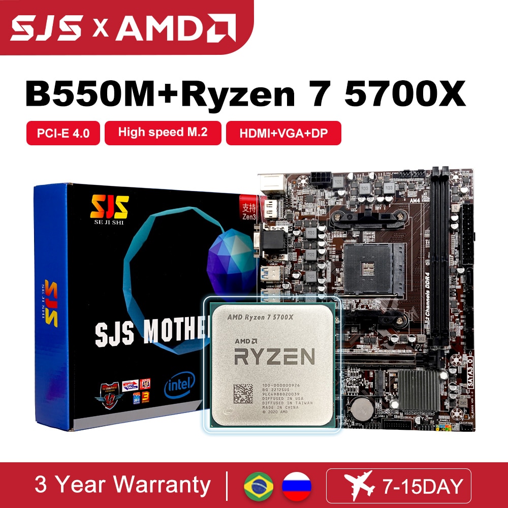 SJS New AMD B550M Motherboard