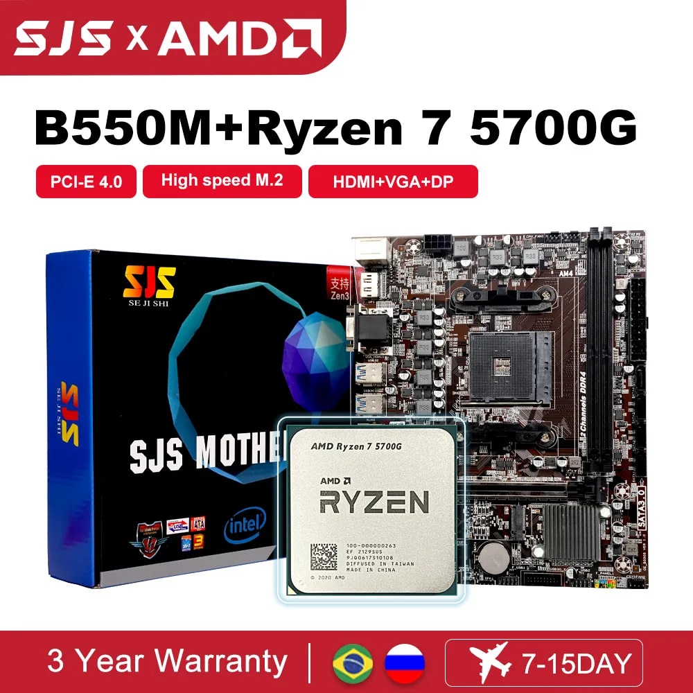 SJS New AMD B550M Motherboard