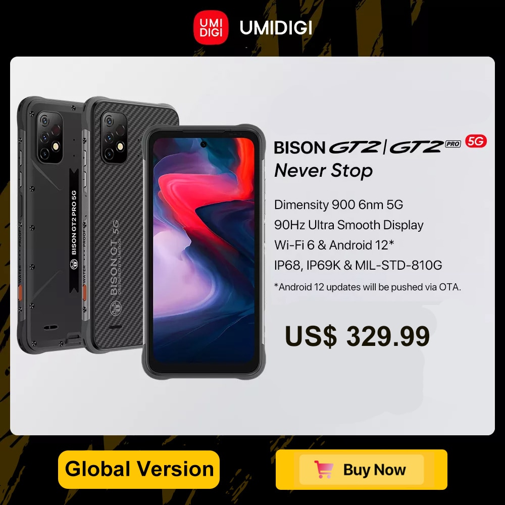 In Stock UMIDIGI BISON GT2