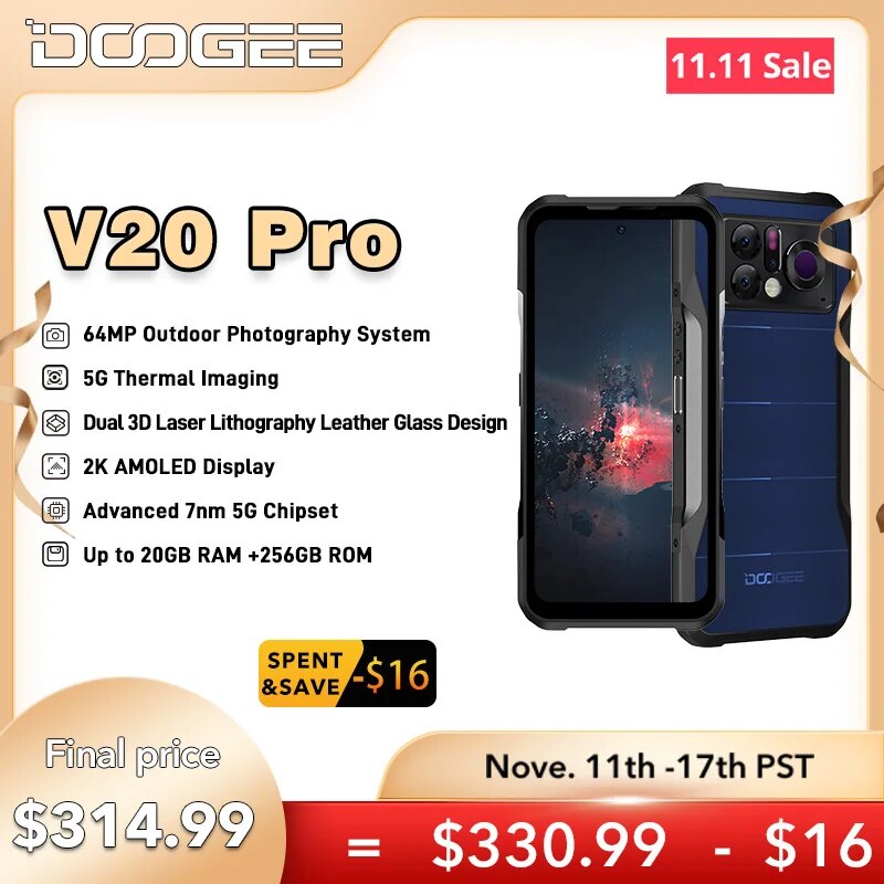 DOOGEE S100 Pro Camping Light