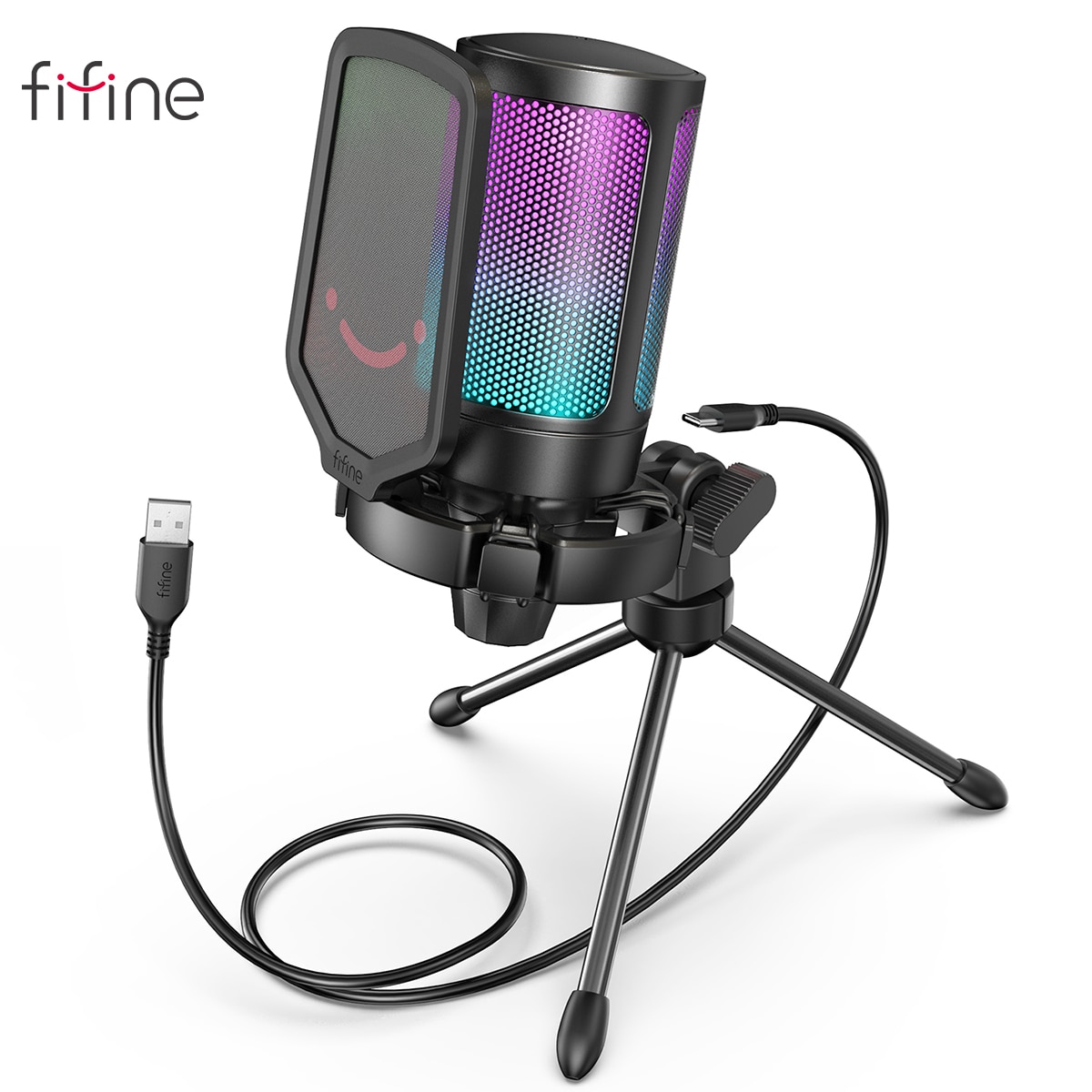 FIFINE USB Gaming PC Microphone