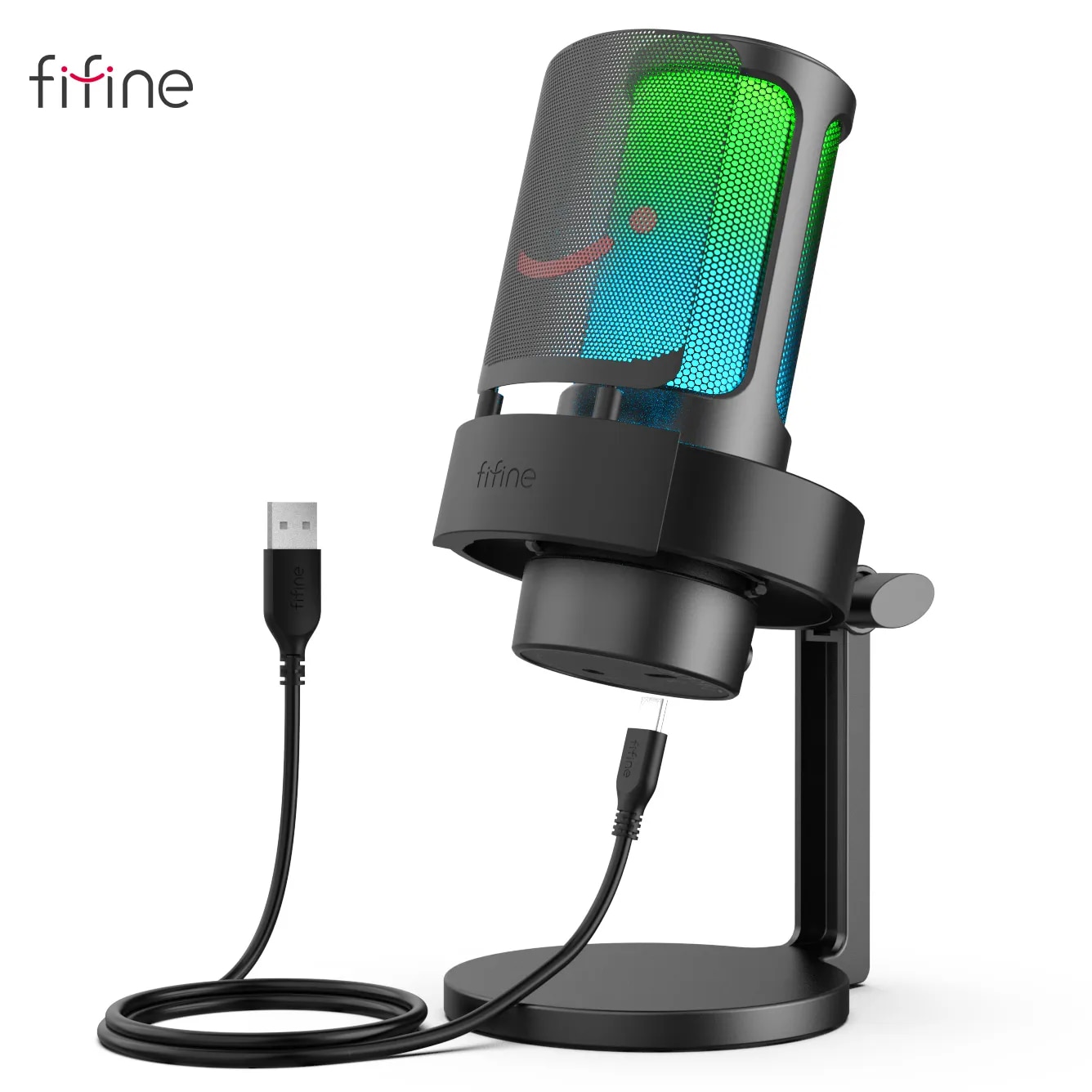 FIFINE USB Condenser Gaming Microphone,