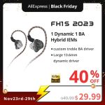 FiiO FH1s 1DD+1BA HIFI Earphone