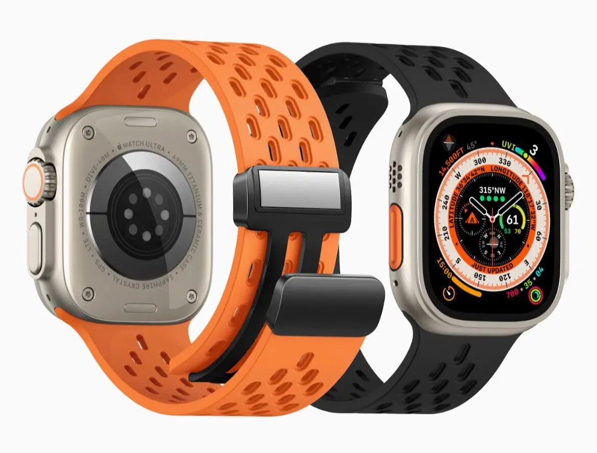 Silicone Link Loop Magnetic Strap