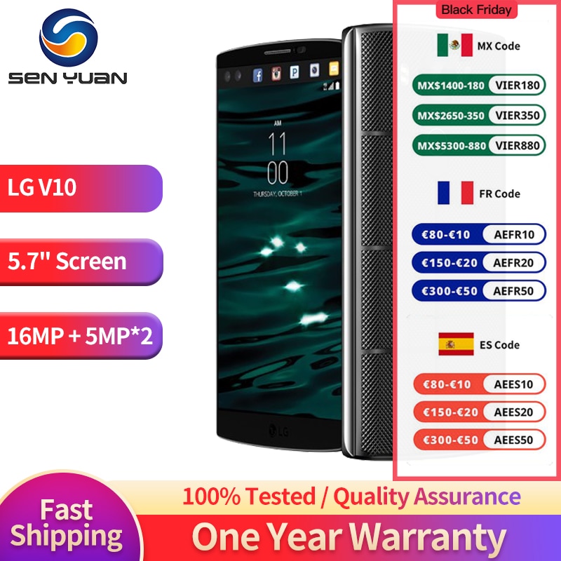 Original Unlocked LG V10 H900