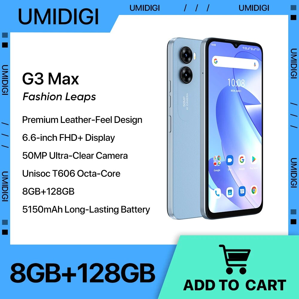 UMIDIGI G3 Smartphone  Android