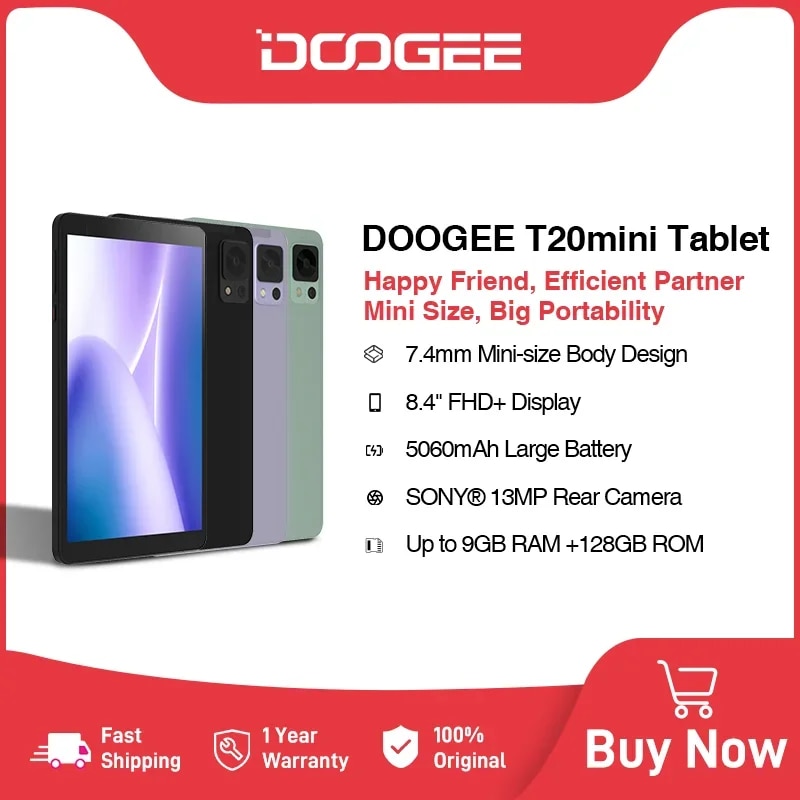 DOOGEE T10S Tablet 10.1″ FHD