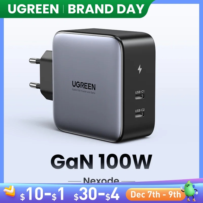 UGREEN UK Plug GaN 100W