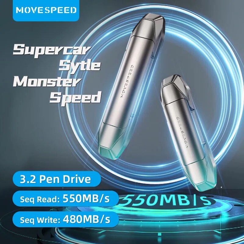 MOVESPEED 2TB 550MB/s Flash Drive