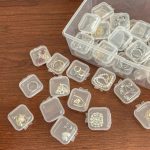Transparent Square Plastic Jewelry Box