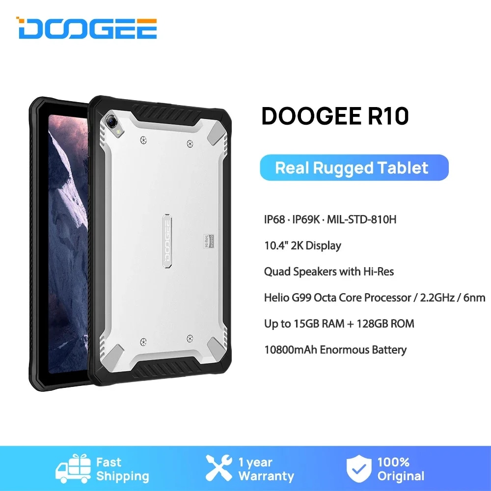 DOOGEE R10 Rugged Tablet 10.4″