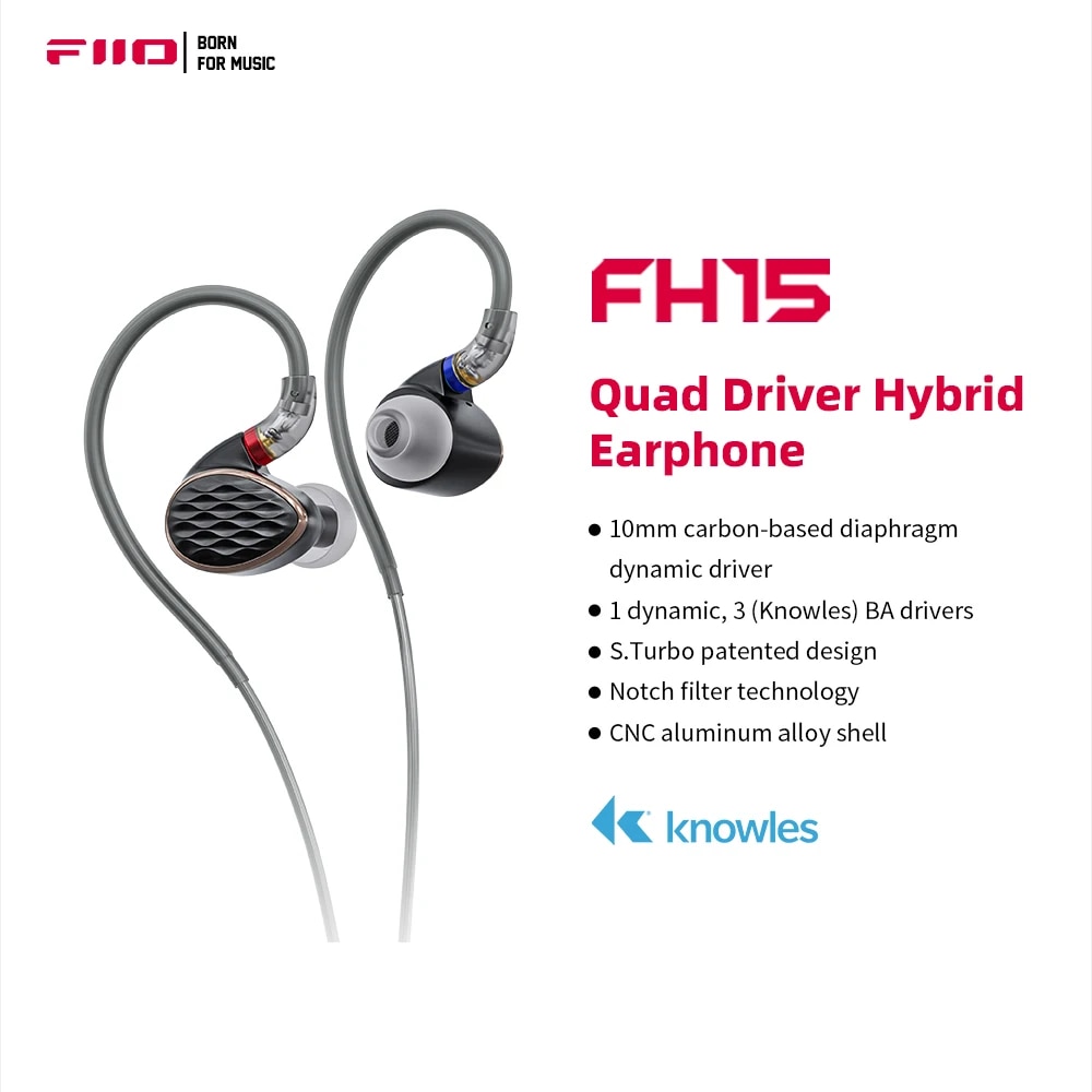 FiiO FH15 1DD 3 Knowles