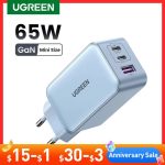 UGREEN 65W GaN Charger Blue