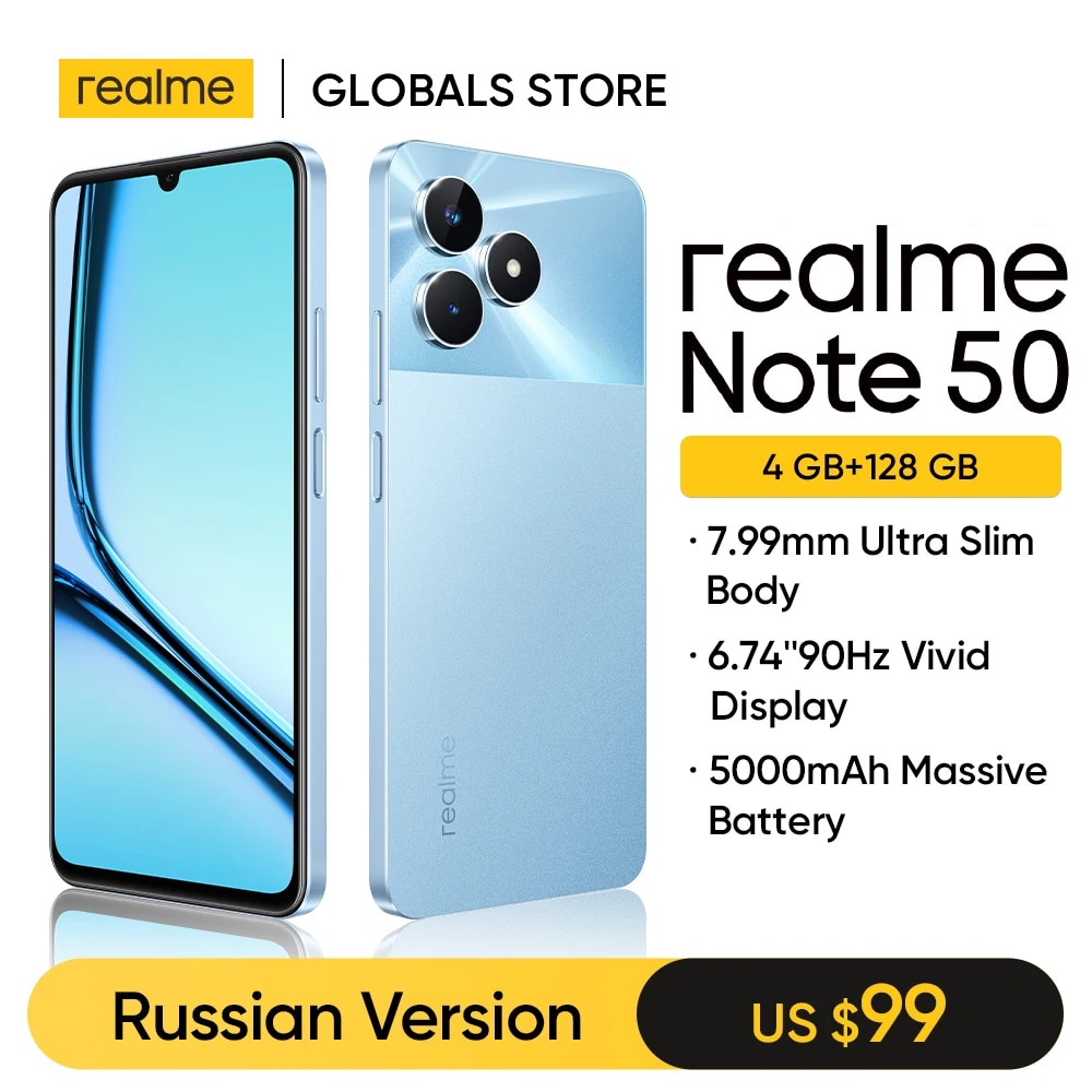 realme Note 50 6.74»90Hz Display