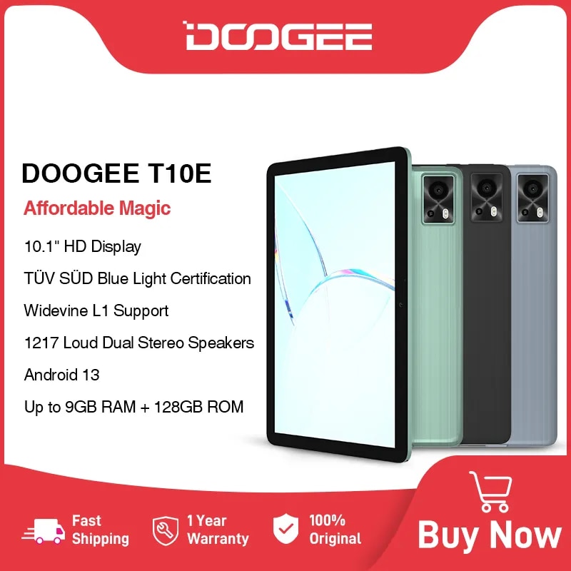 DOOGEE T20 Tablet 8GB+256GB 10.4″