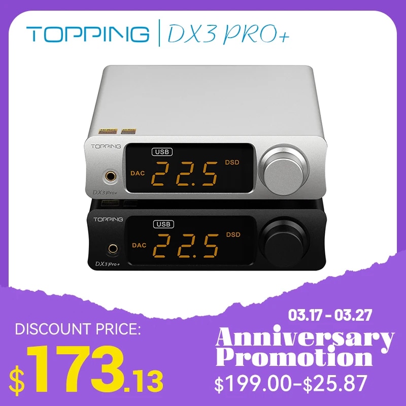 TOPPING DX3 PRO+ DAC Headphone