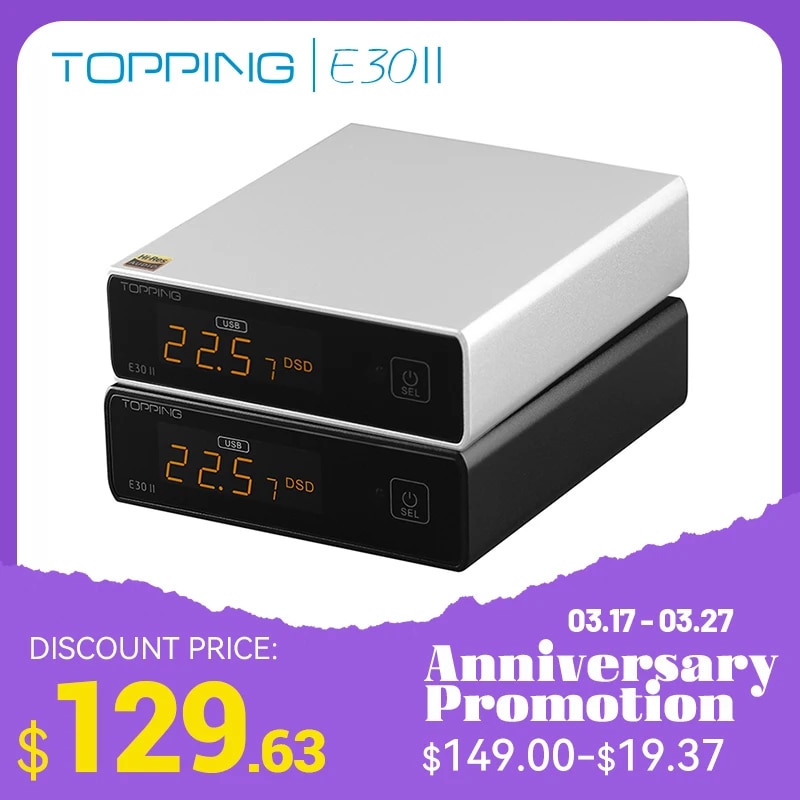 TOPPING E30II Decoder 2*AK4493S DAC