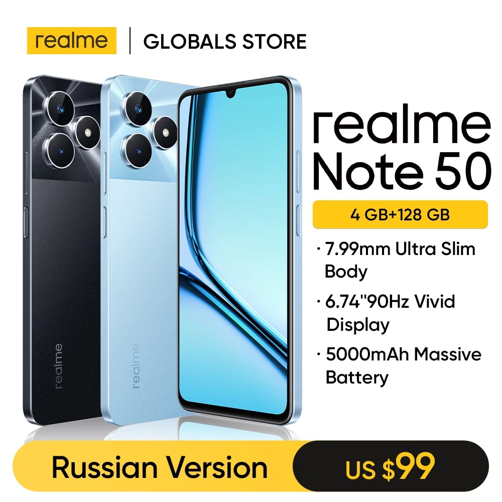 realme Note 50 6.74»90Hz Display