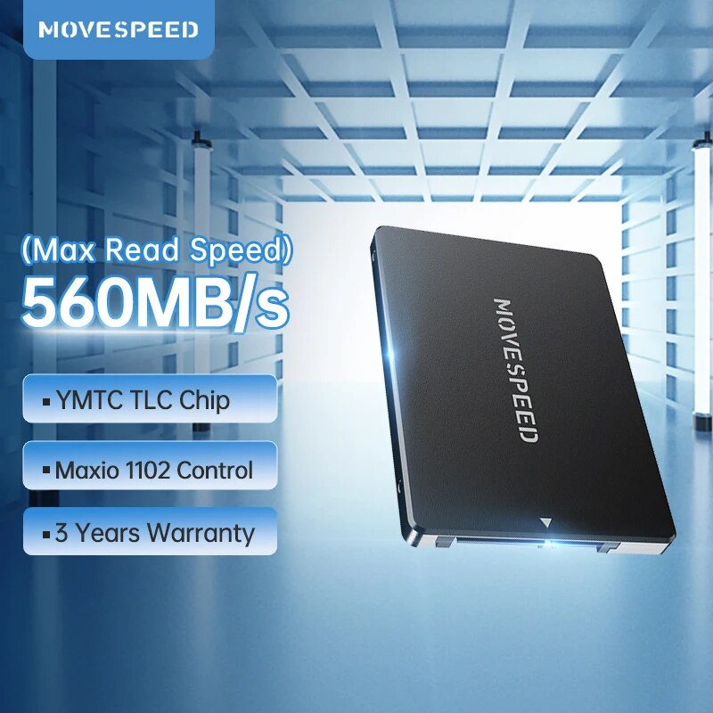 MOVESPEED 560MB/s SATA 3.0 SSD