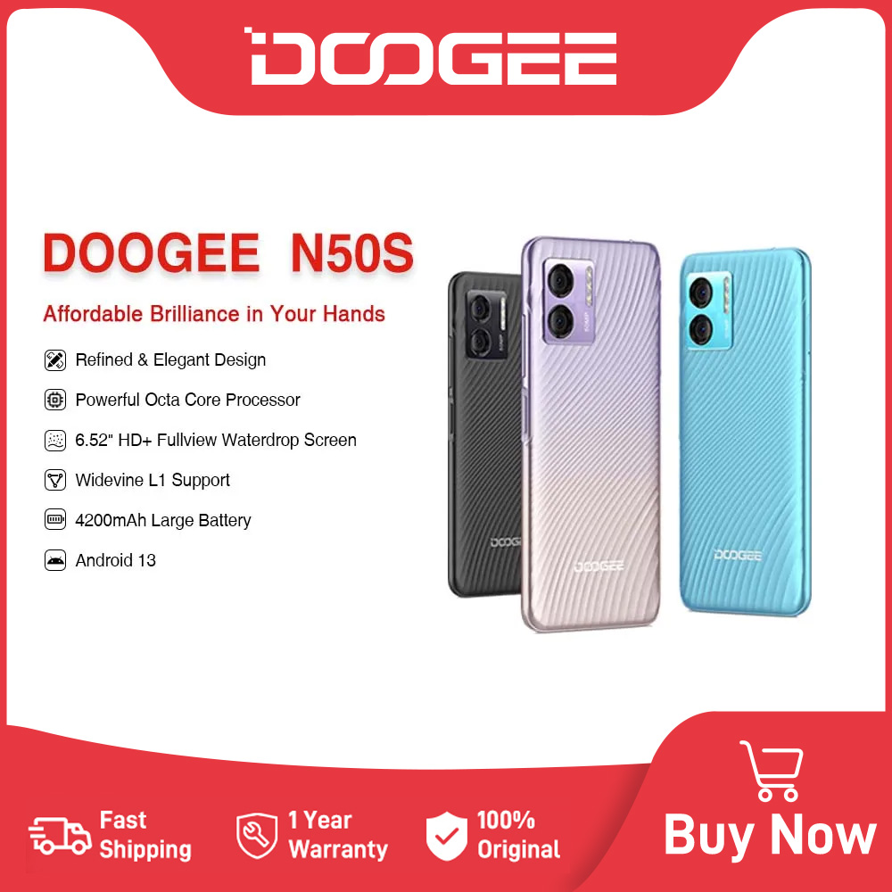 DOOGEE N50 Pro Smartphone 6.52″
