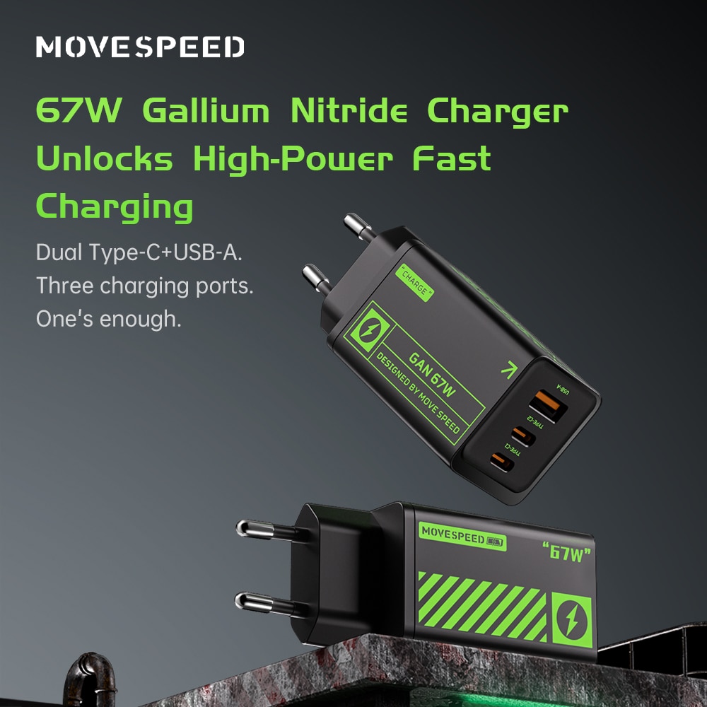 MOVESPEED 67W GaN Charger USB