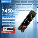MOVESPEED 7450MB/s SSD NVMe M.2