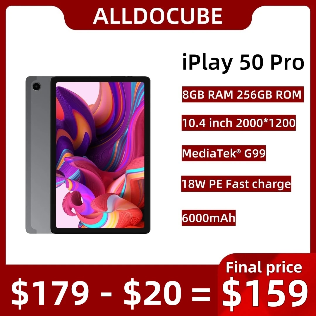 ALLDOCUBE iPlay50 Pro 8+256GB 10.4