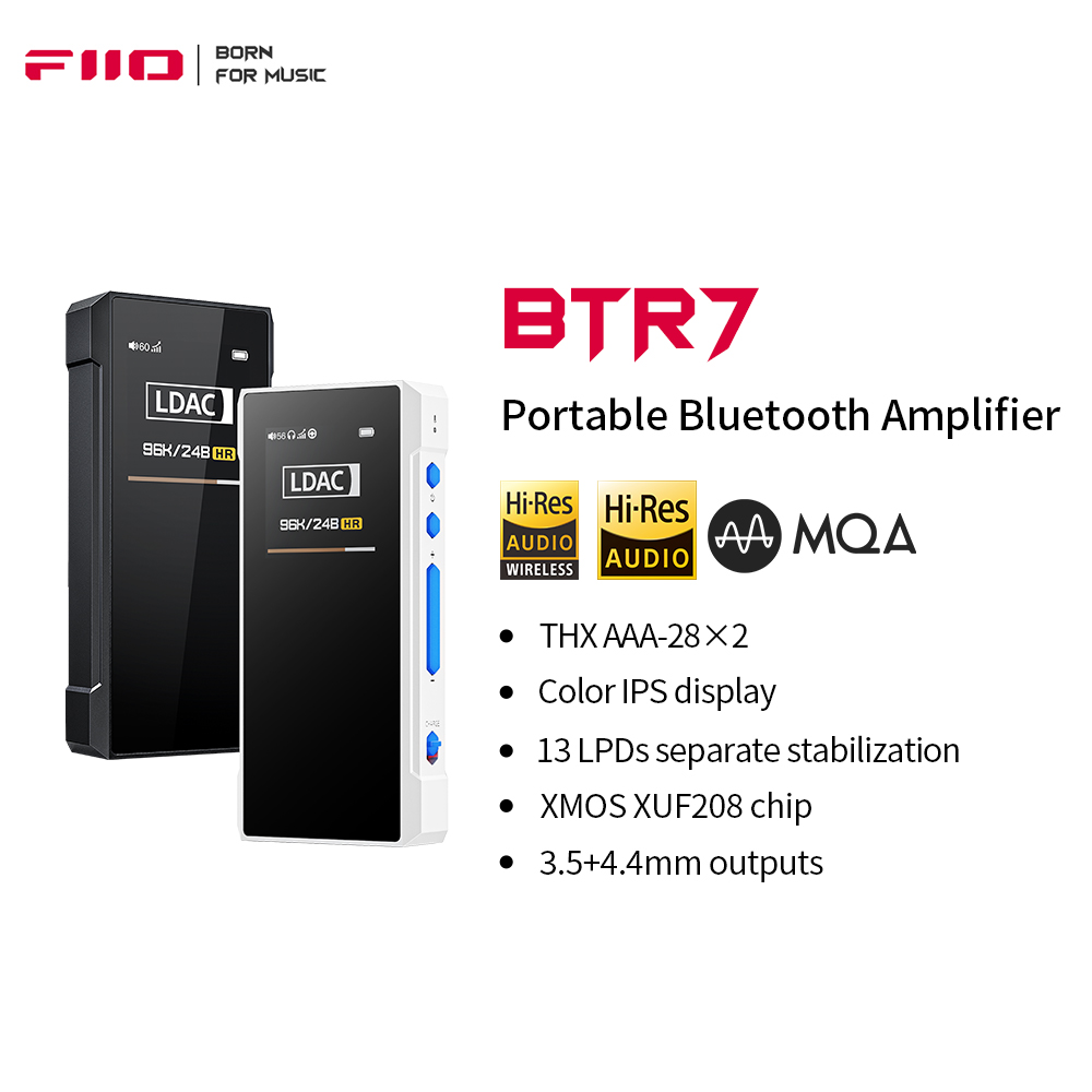 FiiO BTR7 with MQA, USB
