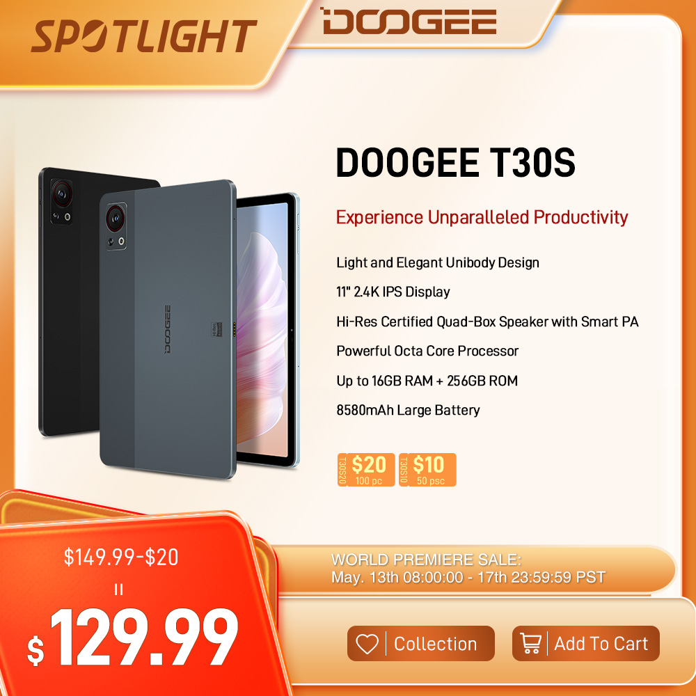 DOOGEE T30S Tablet 11″ 2.4K