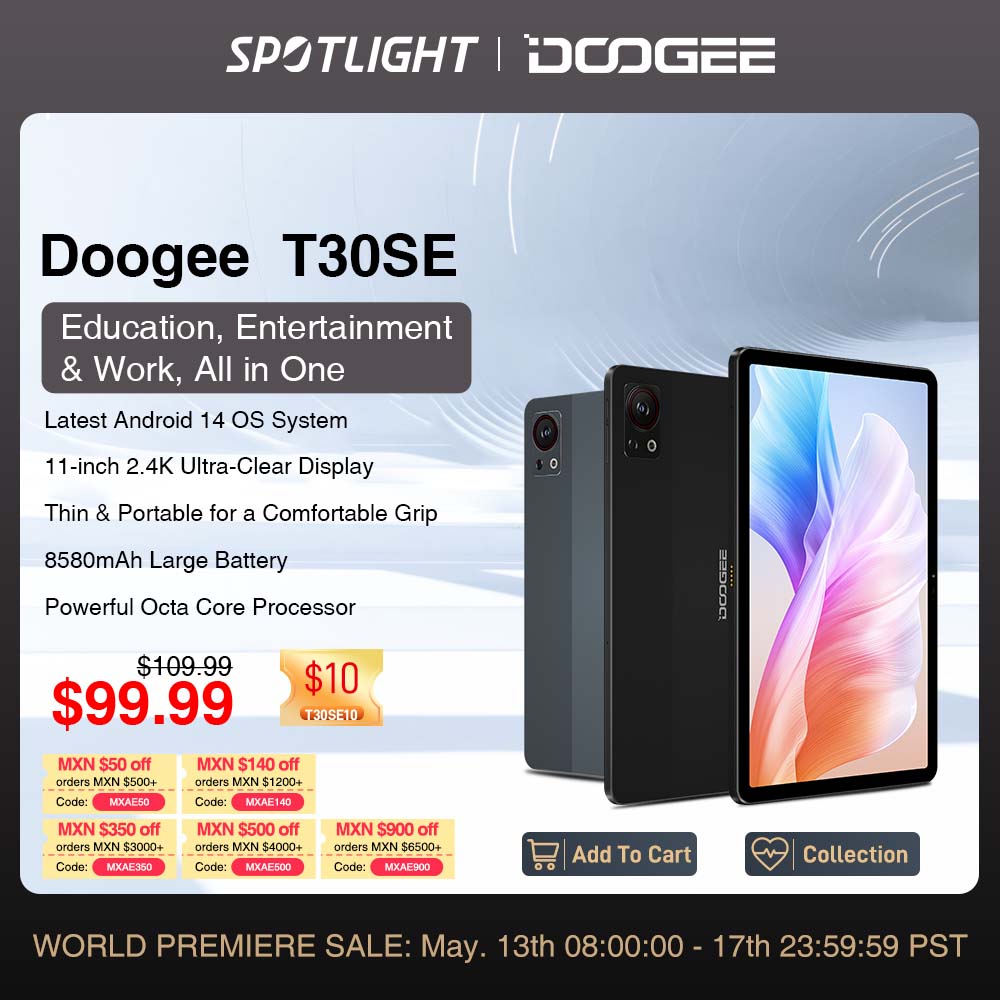 World Premiere DOOGEE T30S Tablet